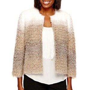 Faux fur jacket